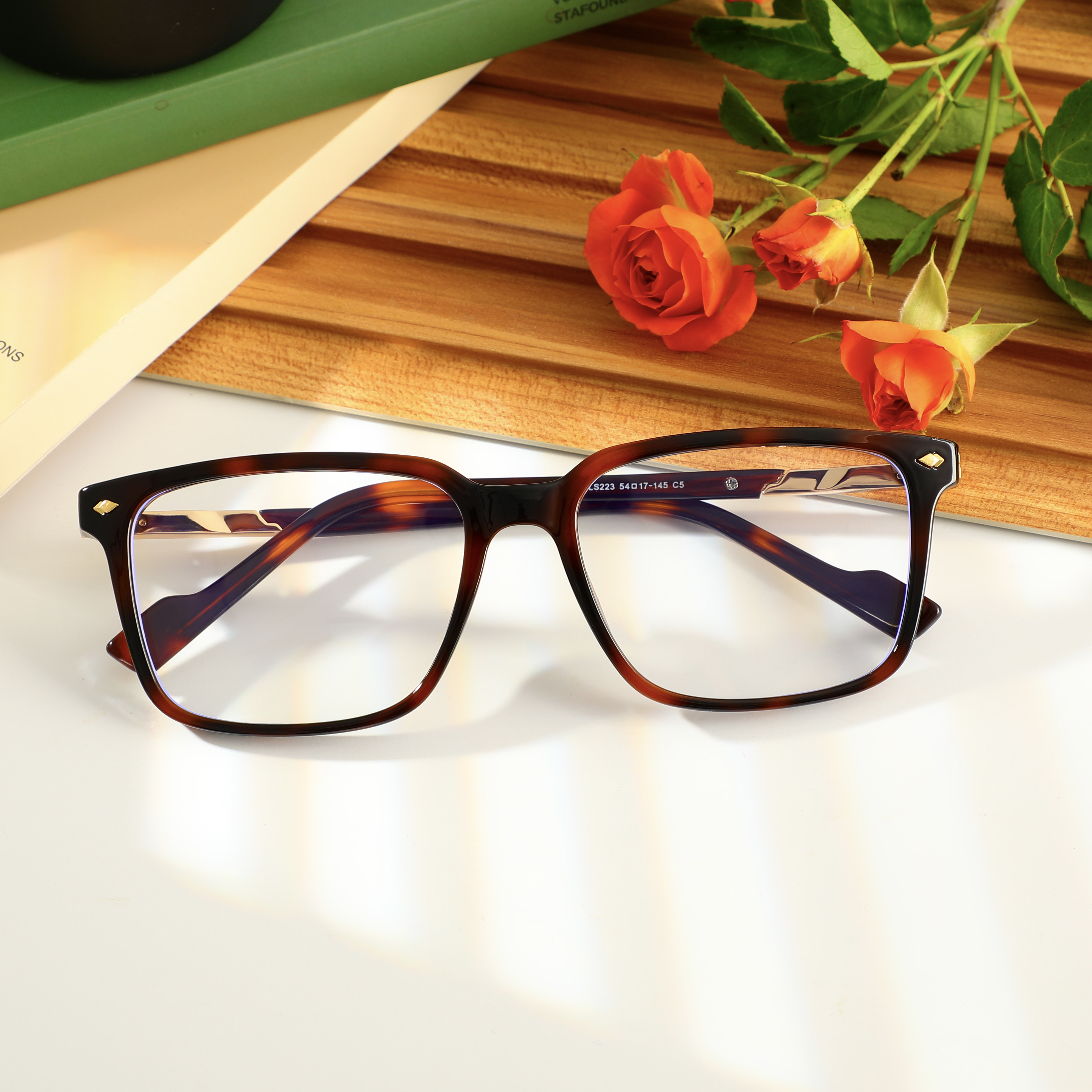 Occhiali da Vista Richardson Rettangolare Tartarugato 