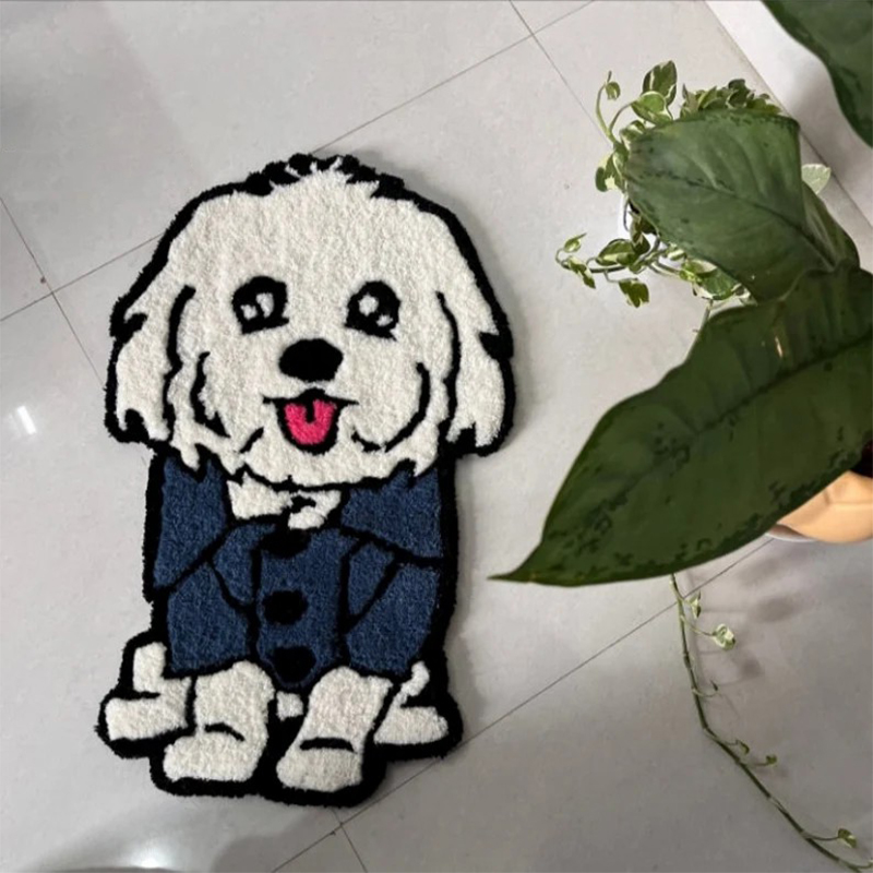 オリジナル 犬 猫 ペット 写真 イラスト 玄関 マット