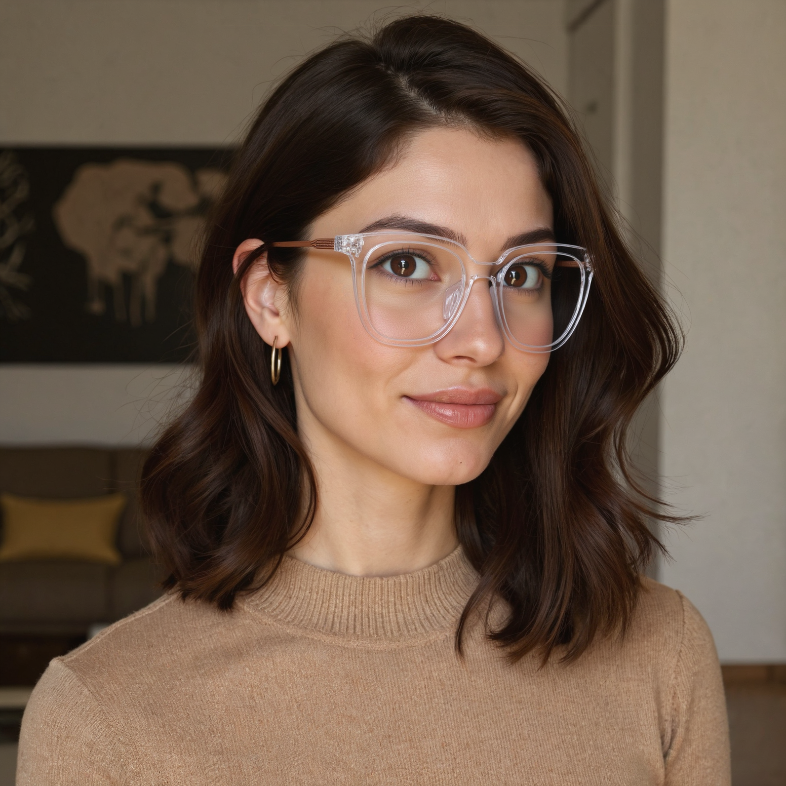 Occhiali da Vista Edmun Quadrato Chiaro