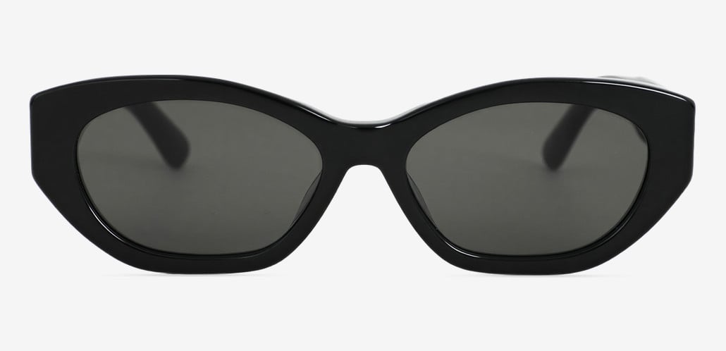 Barnes Black Rectangle Sunglasses