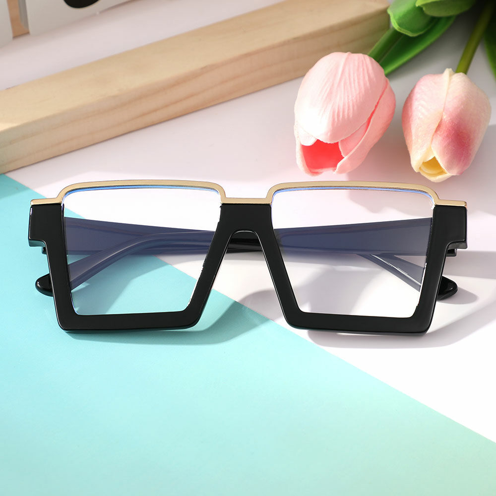 Lunettes de Vue Une Carré Noir