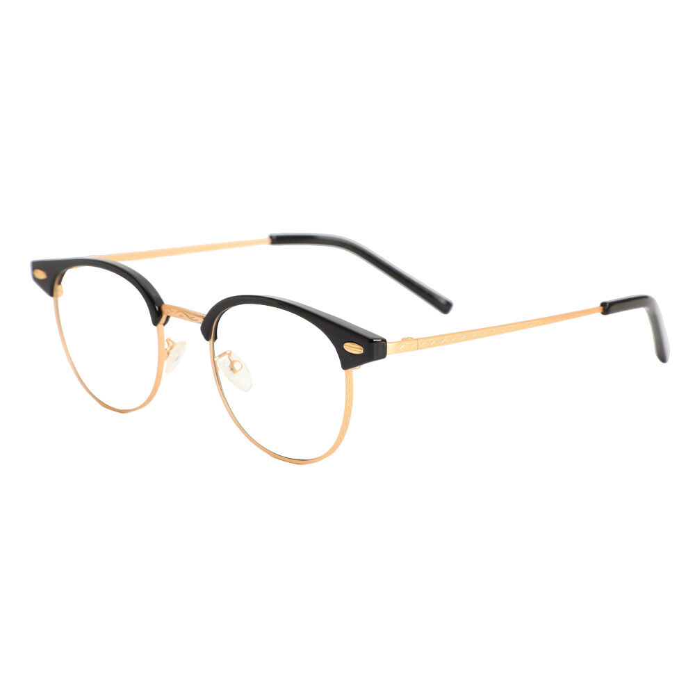 Dempsey Browline Schwarze Brille