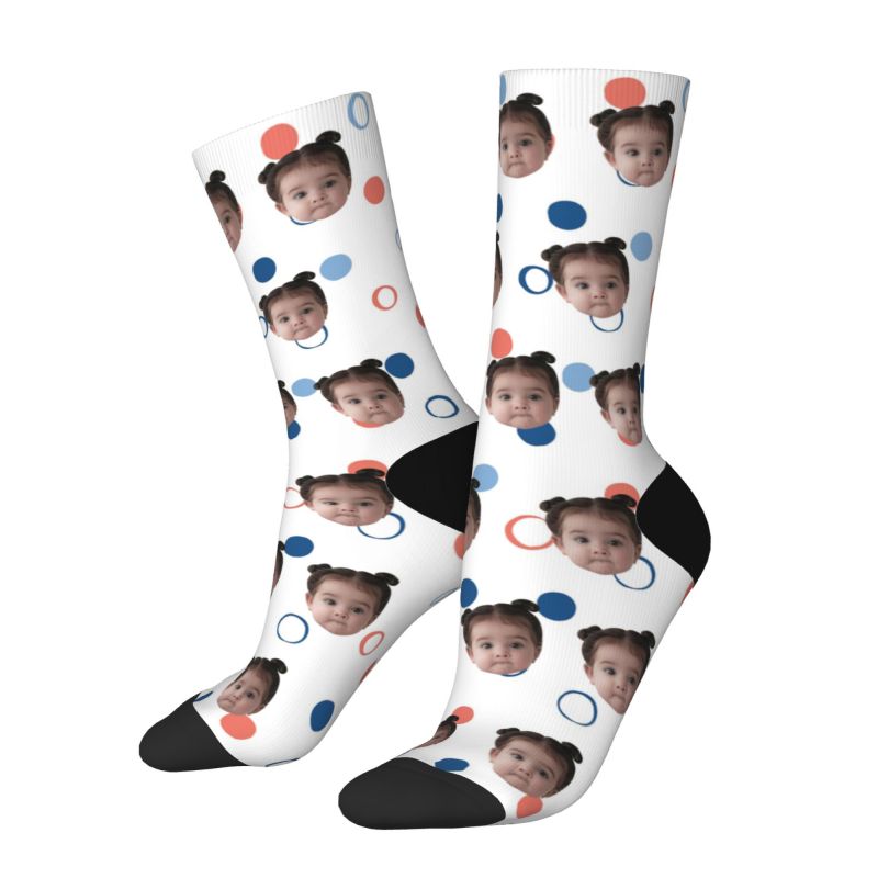 Calcetines de foto personalizados material transpirable para amigos