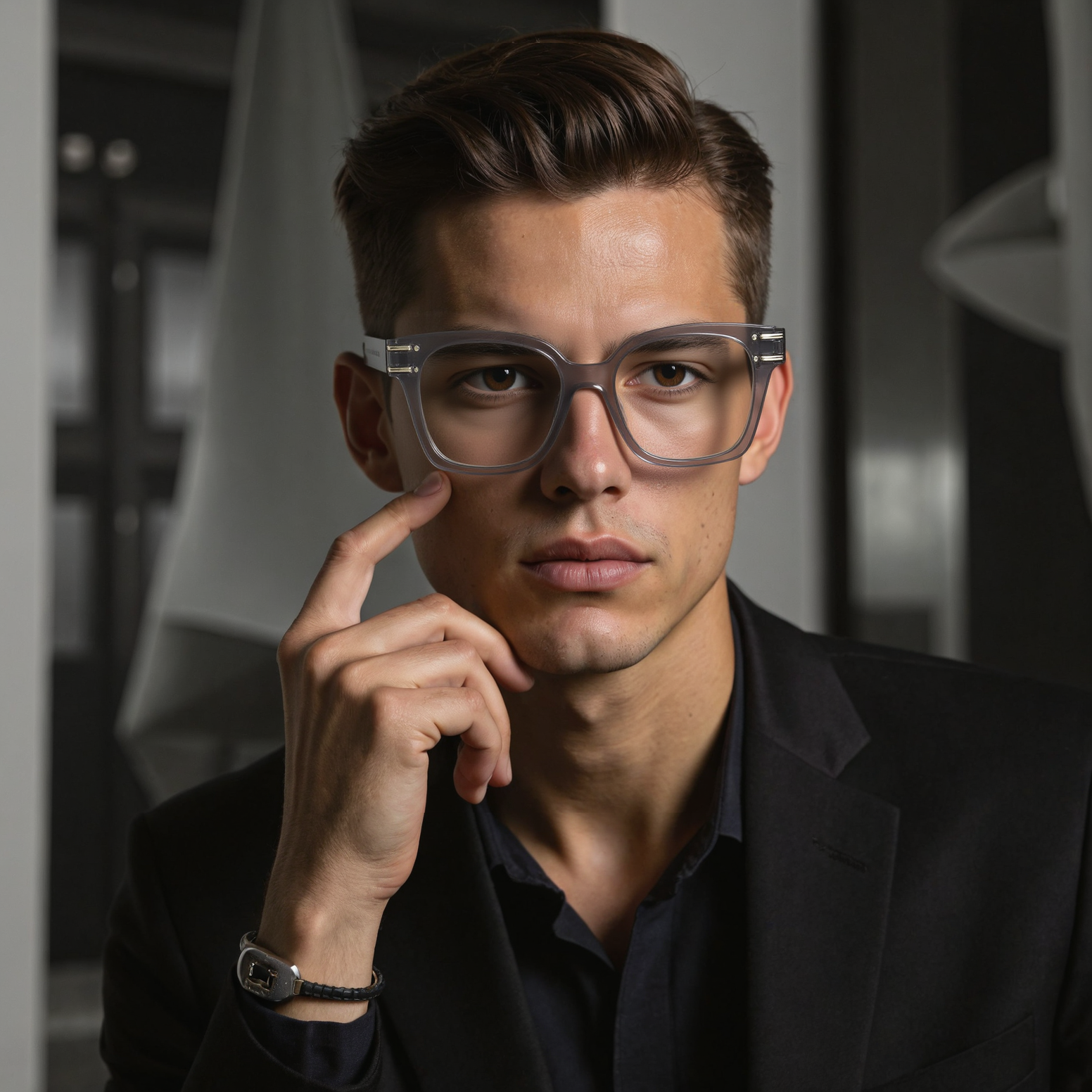 Occhiali da Vista Sharon Quadrato Grigio