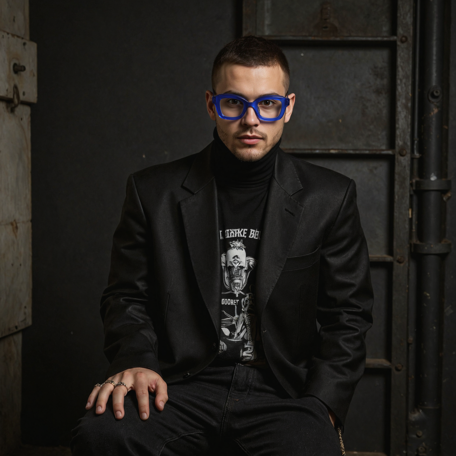 Occhiali da Vista Lorraine Quadrato Blu