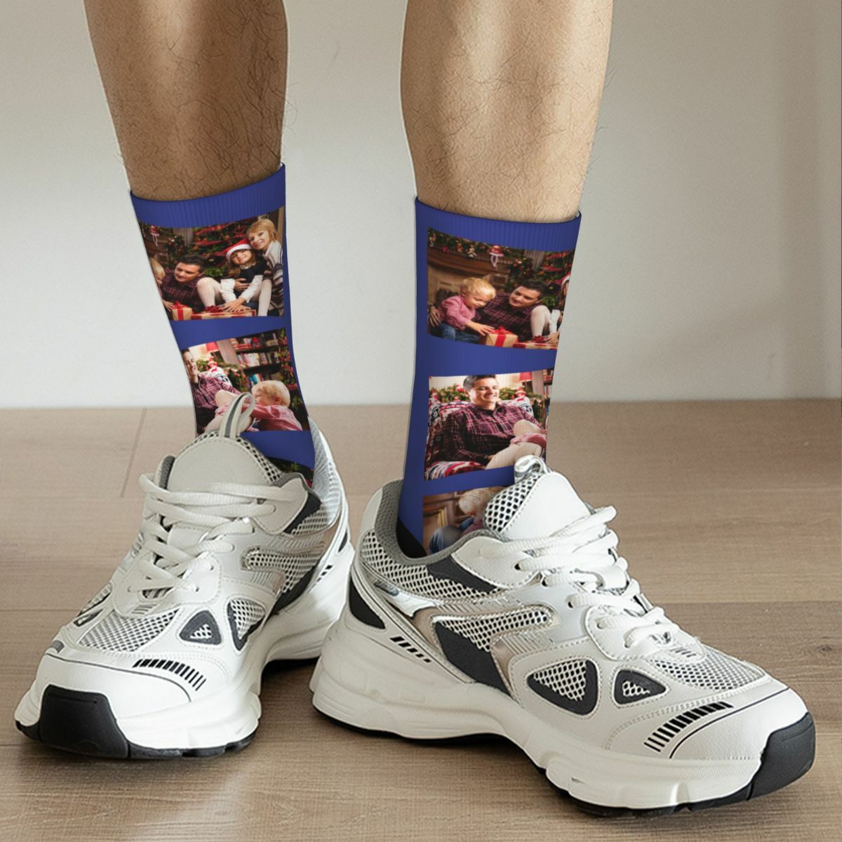 Personalized Face Socks Can Add Multiple Photos as a Gift for Loved Ones