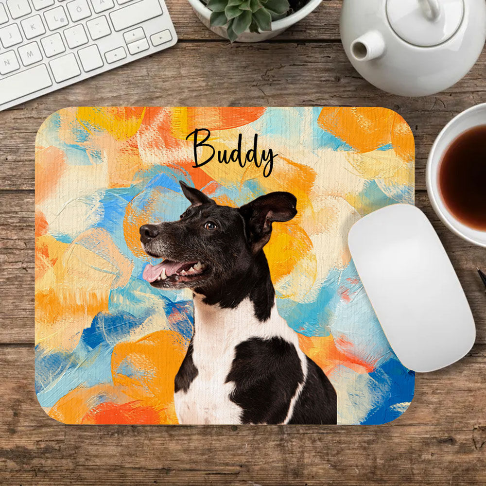 Personalized Photo Mouse Pad Colorful Gift for Pet Lovers