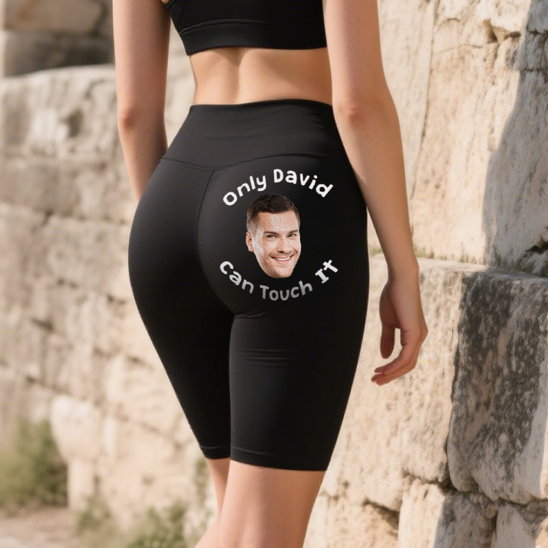 Leggings de motociclista personalizados. Solo tú puedes tocarlos. Diseño de foto personalizado. Regalo creativo para tus seres queridos.