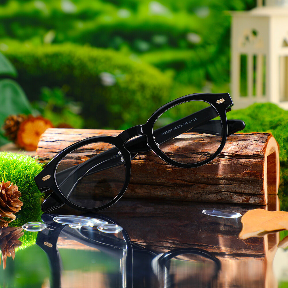 Frederic Runde Schwarze Brille