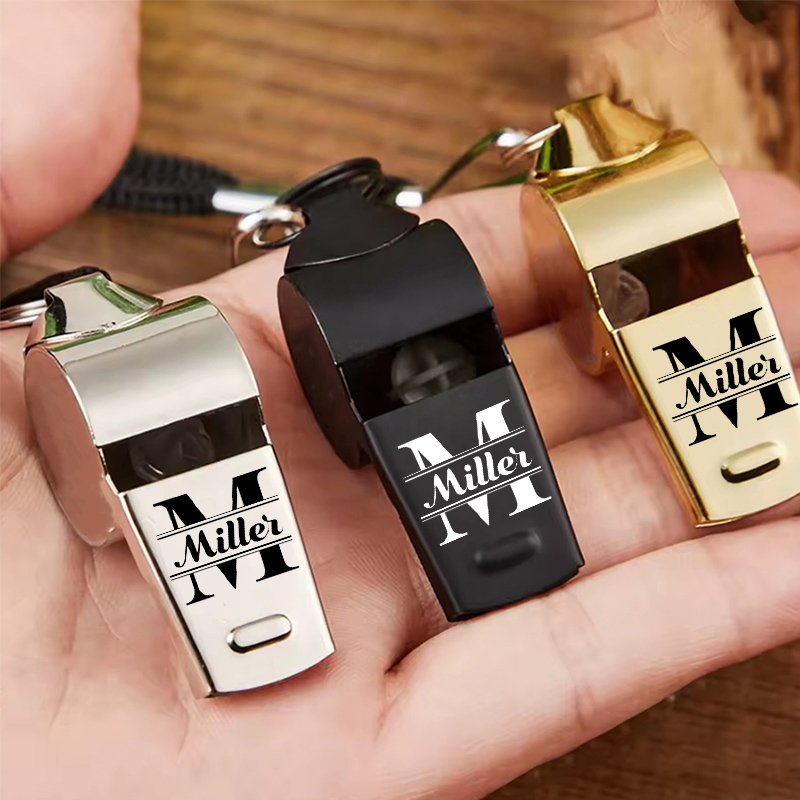 Personalized Whistle Custom Name Creative Gift for Coach