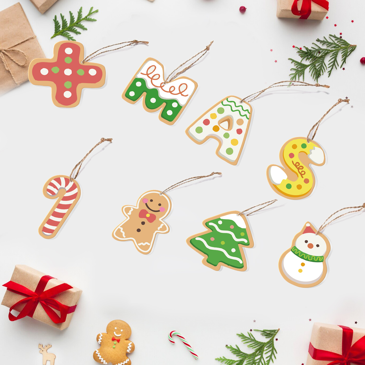 DIY-Weihnachtsbaumschmuck-Set mit Schneemann Niedliches Geschenk für Kinder