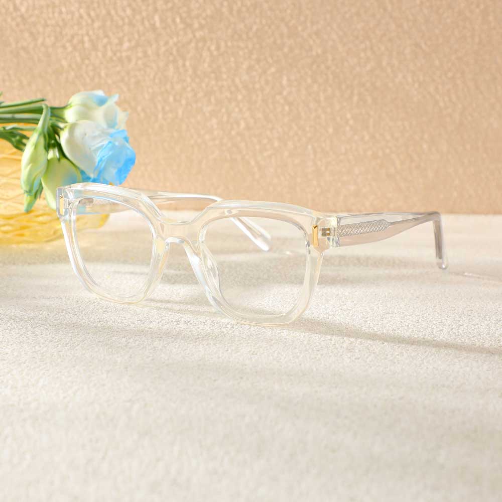 Occhiali da Vista Rob Quadrato Chiaro 