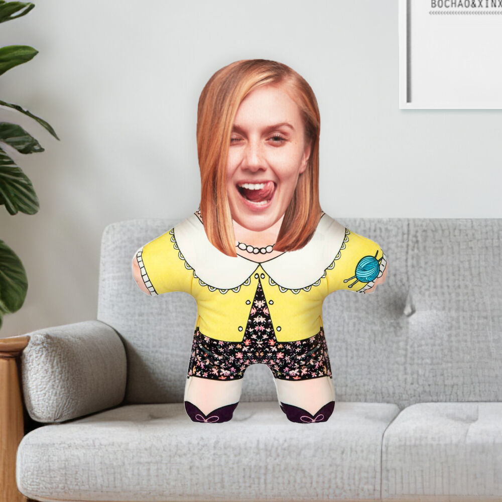 Coussin Oreiller personnalisé avec photo de grand-mère pour un anniversaire»