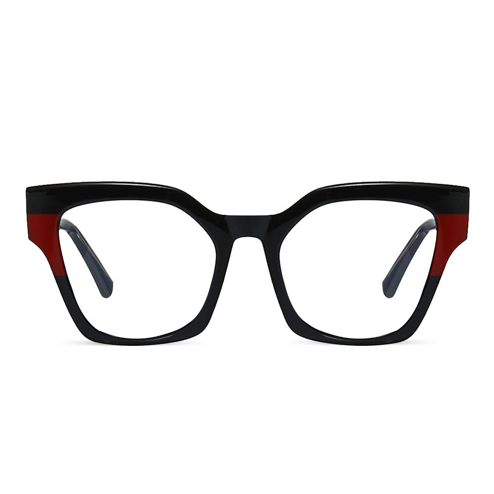 Gustave Cat Eye Black Glasses