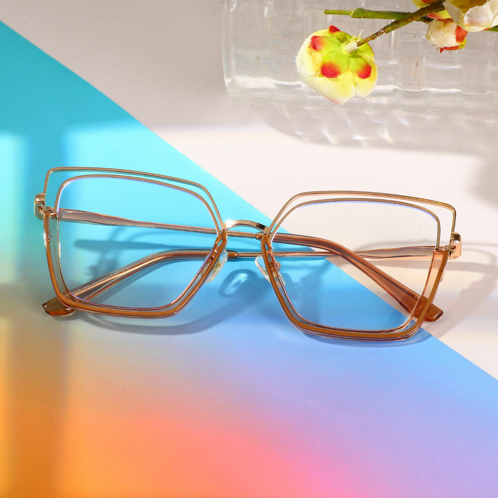 Lunettes de Vue Carter Cat Eye Champagne