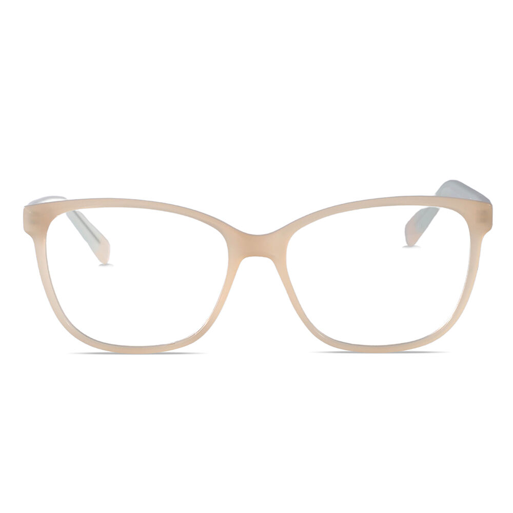 Lush Square Beige Glasses