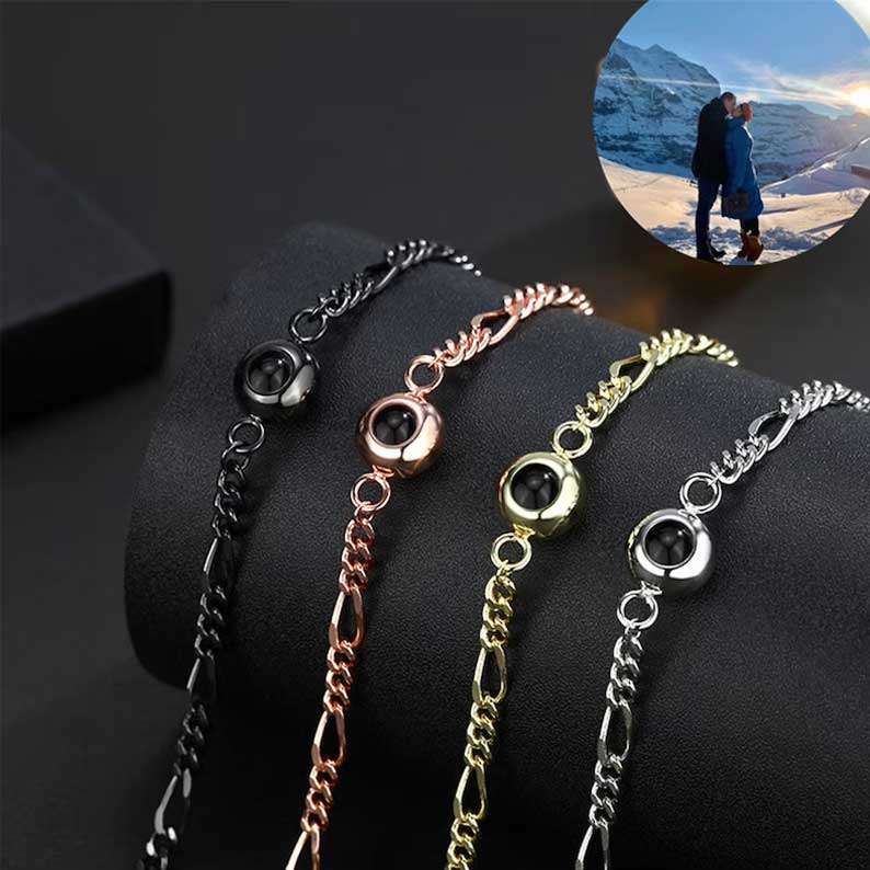 投影 写真 写真入れ ブレスレット カスタマイズ