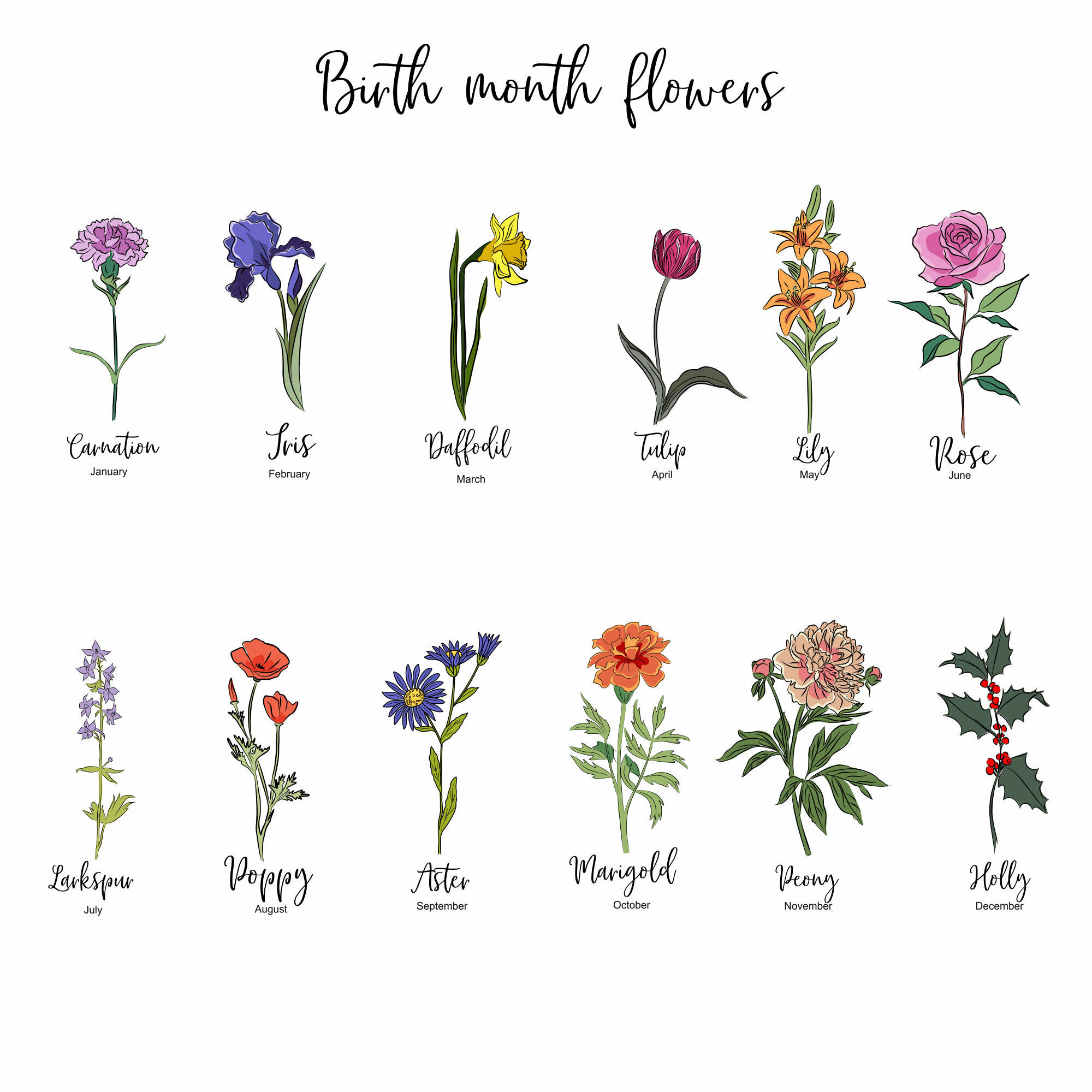 Personalized Name Flower Vase with Cute Butterflies Best Mother's Day Gift