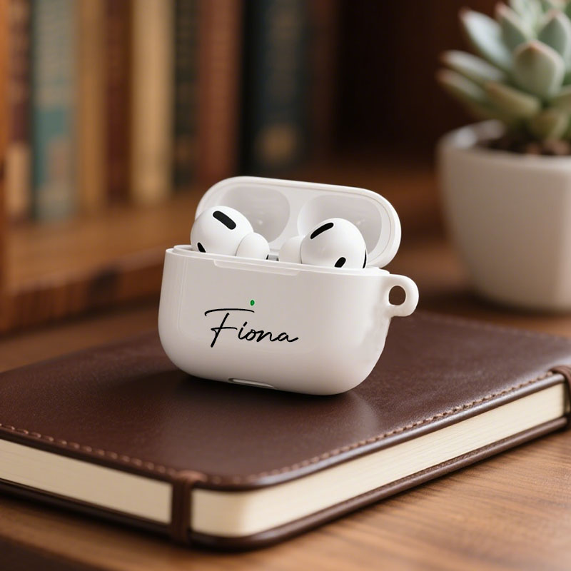 Estuche para auriculares Airpods con nombre personalizado: un regalo precioso para tus amigos.