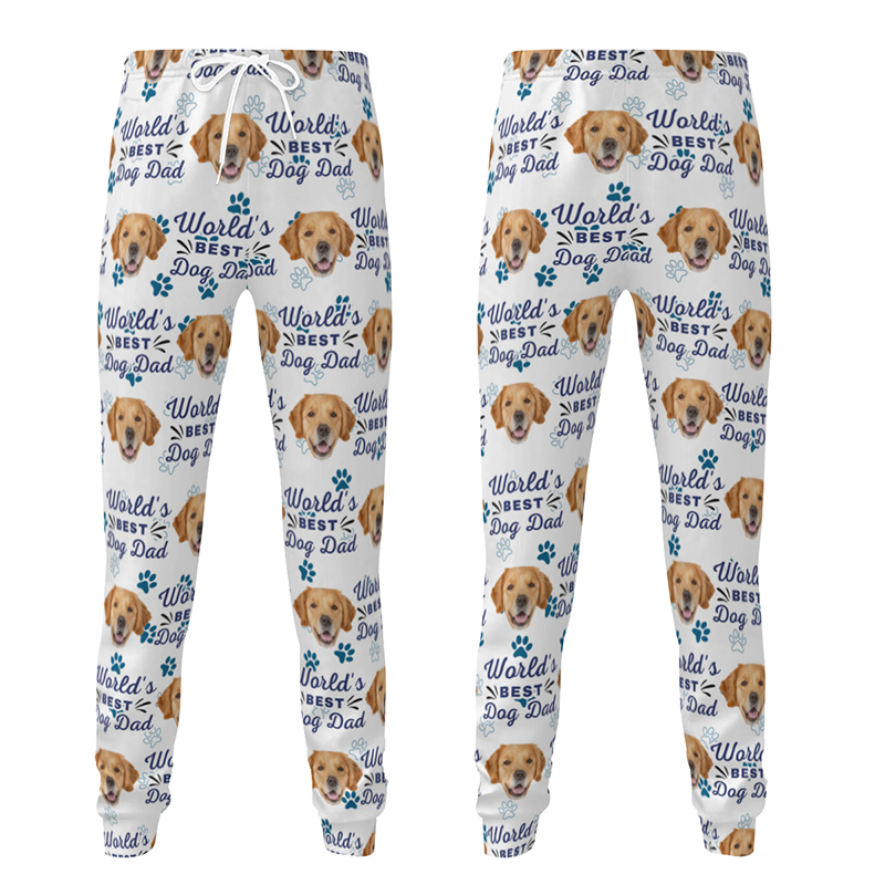 Pantaloni della tuta unisex personalizzati con foto personalizzata regalo perfetto per gli amanti degli animali domestici