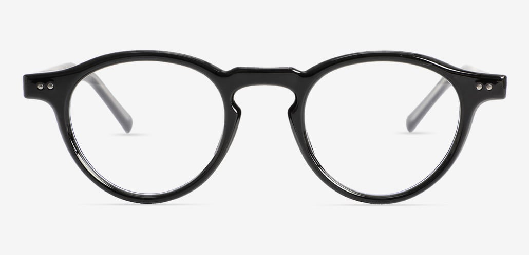 Dorothy Black Round Glasses