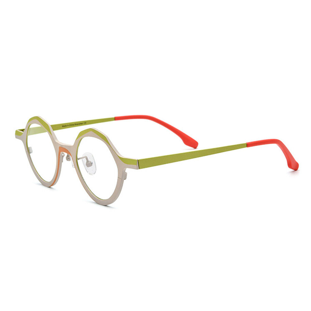 Christe Geometrische Beige Brille