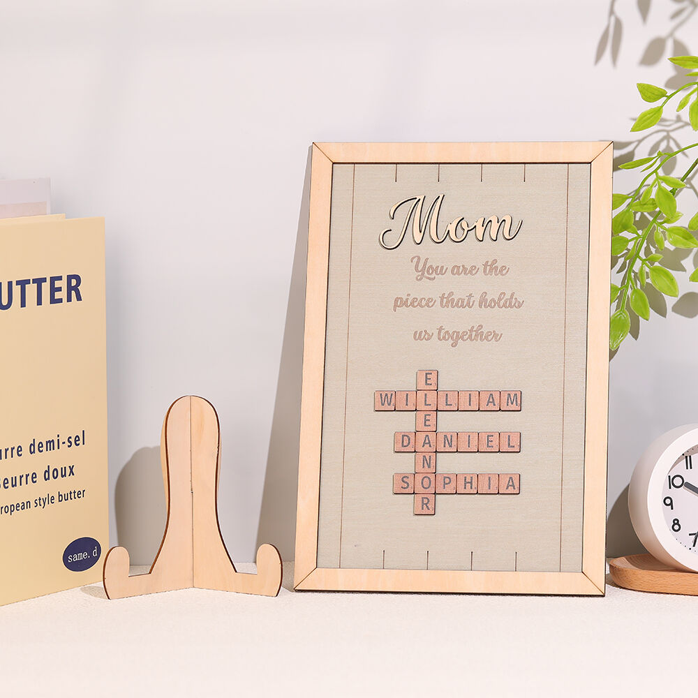 Personalized Scrabble Photo Frame A Heartwarming Mother's Day Gift