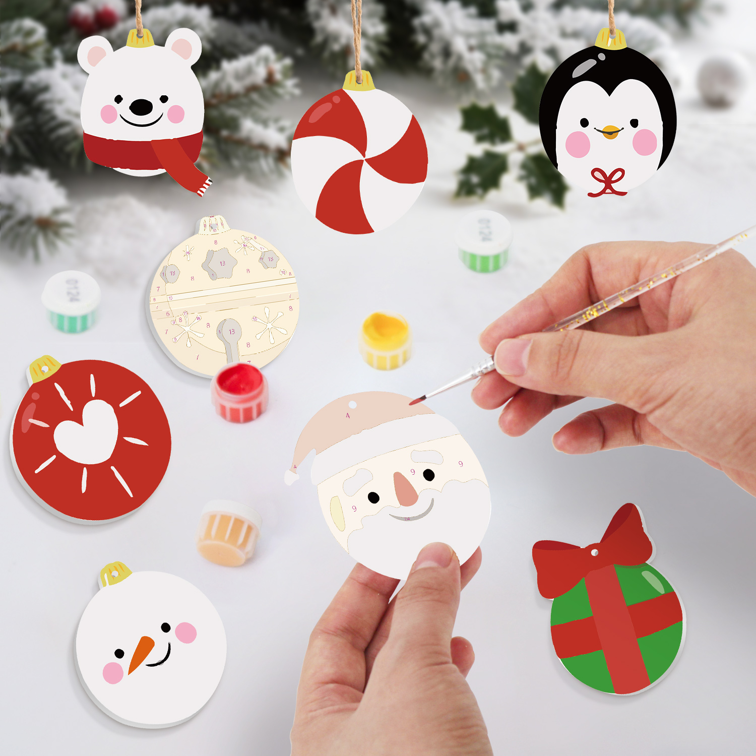 DIY Christmas Tree Ornament Set Beautiful Gift for Children