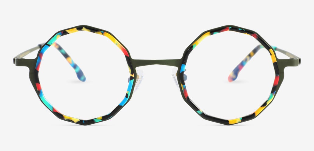 Gaskel Multicolor Round Glasses