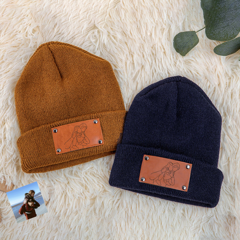 Berretto con immagine personalizzata Regalo semplice e caldo per la famiglia