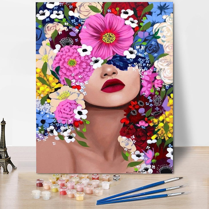 数字 塗り絵 油絵風 美術品 デジタル DIY絵 インテリア