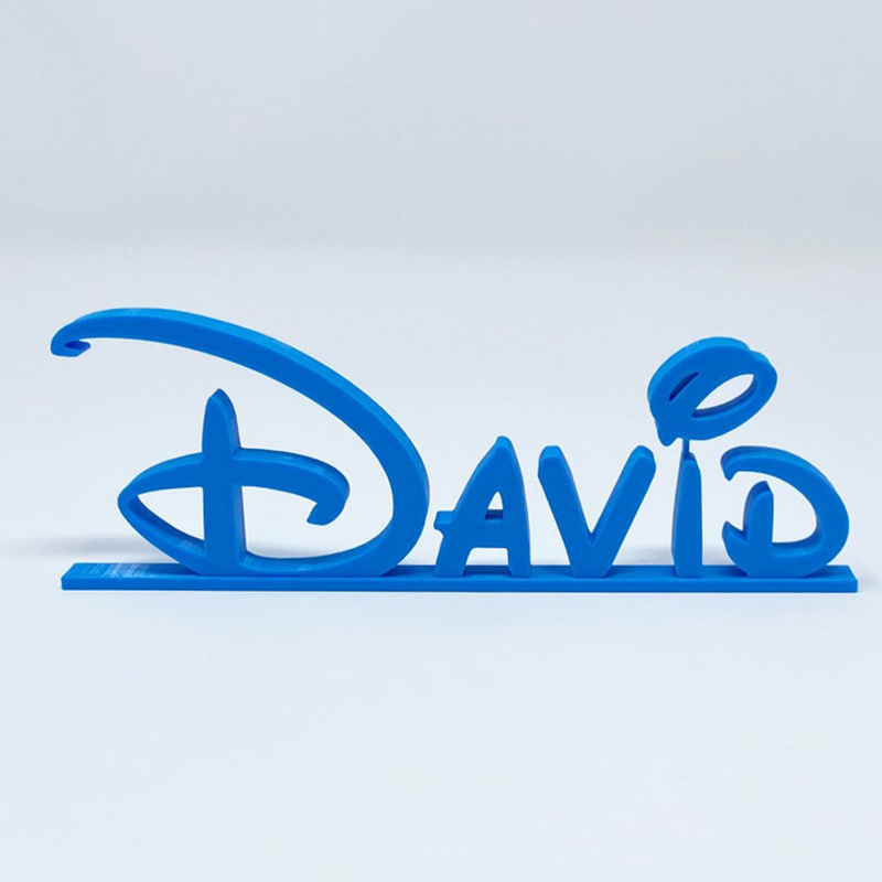 Personalized 3D Printed Name Ornaments Cute Home Decoration