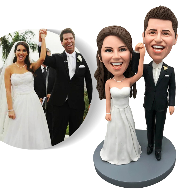 Personalized Bobblehead Doll Double Body Customized Warm Valentine's Day Gift