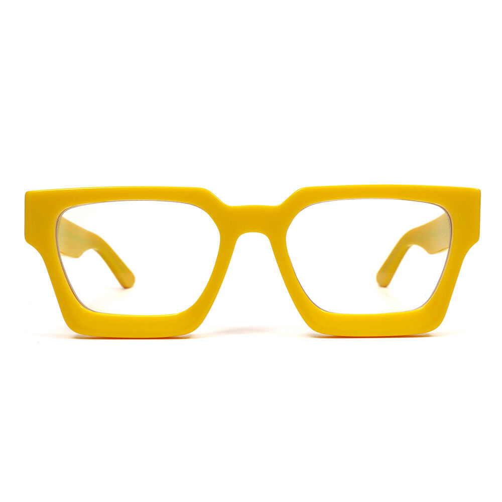Petor Square Yellow Glasses
