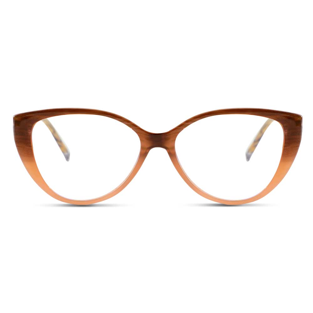 Jenny Cat Eye Braune Brille