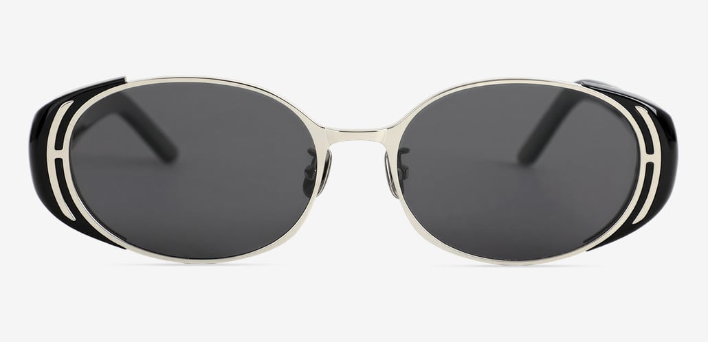 Lewis Lunettes de soleil Ovales Noires