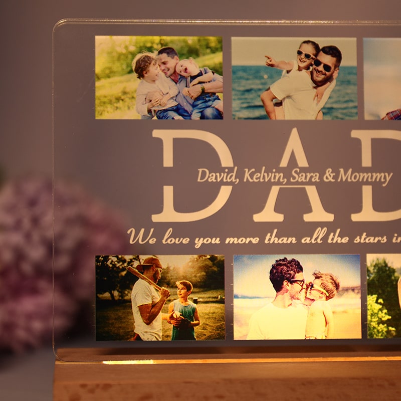 Custom DAD Acrylic Photo Light