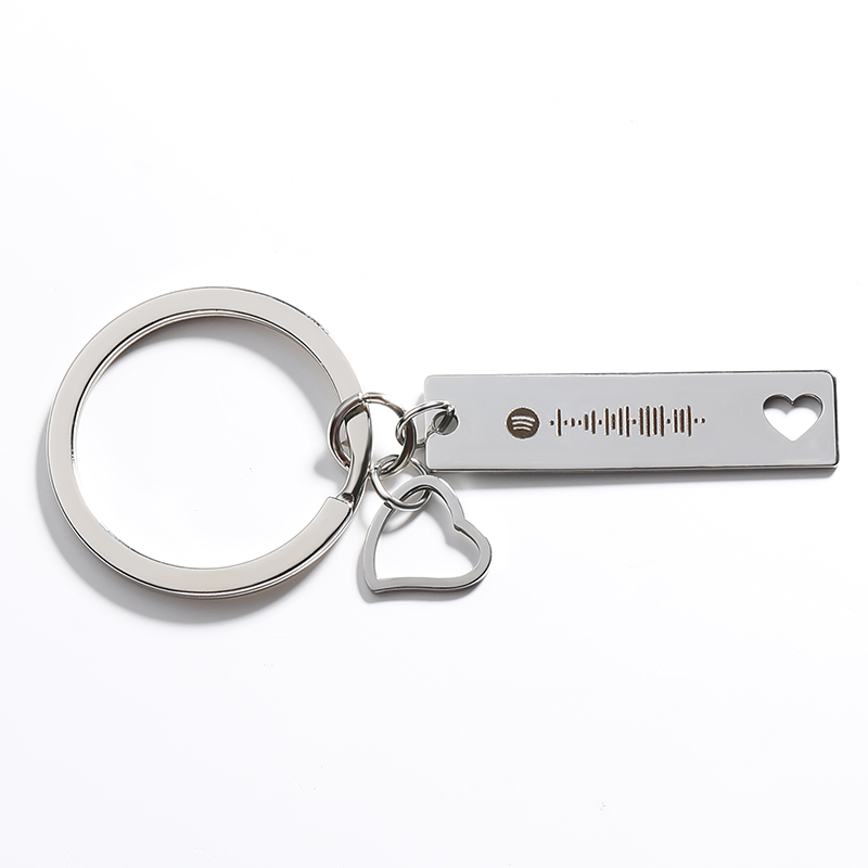 Código De Spotify Escaneable Llavero De Canción De Música Personalizada De Corazón