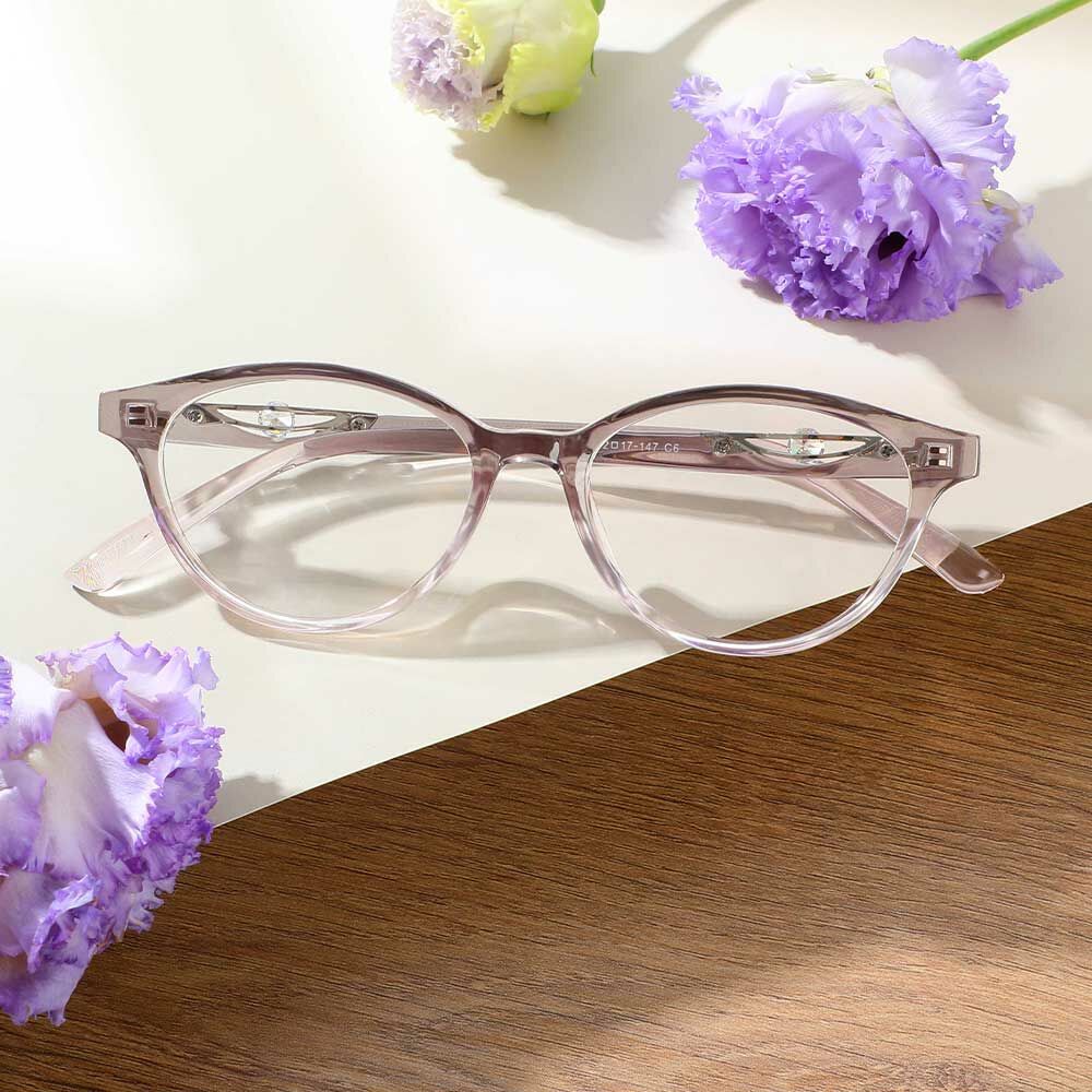 Occhiali da Vista Charley Ovale Grigio