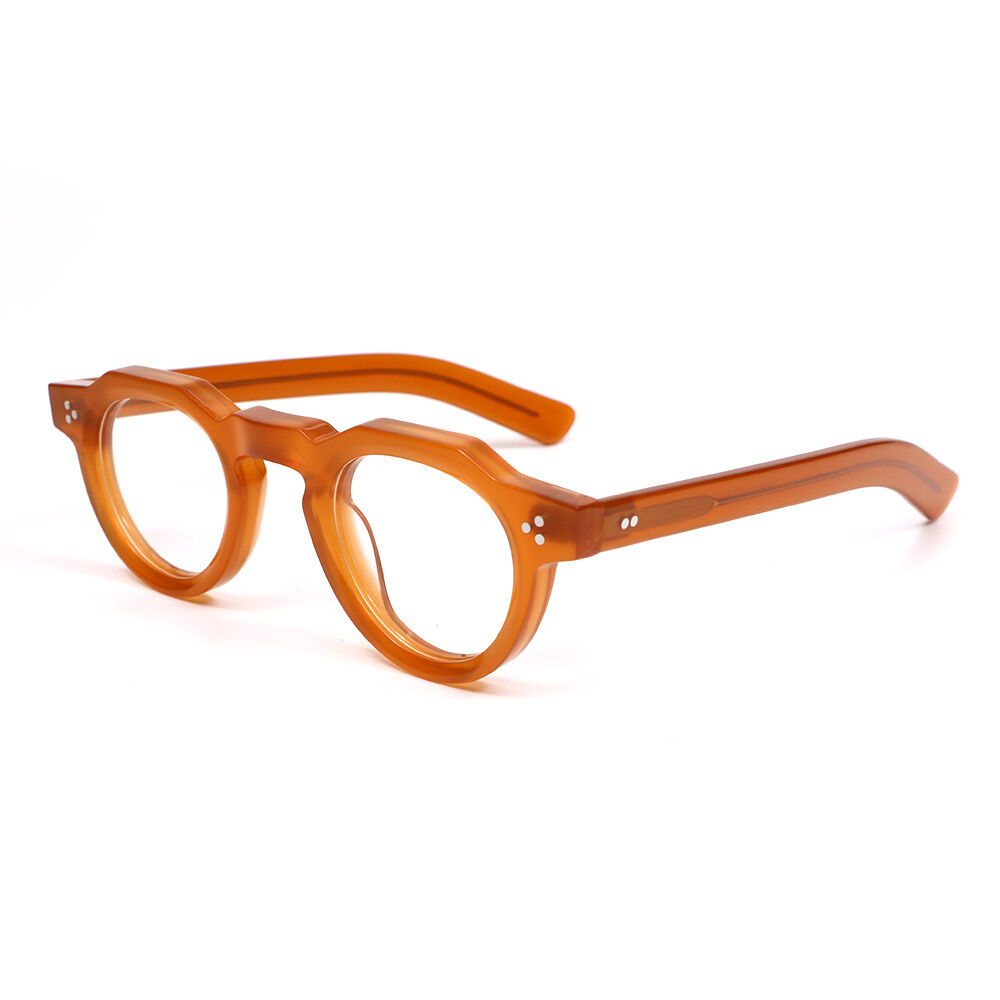 Cedrica Runde Orange Brille