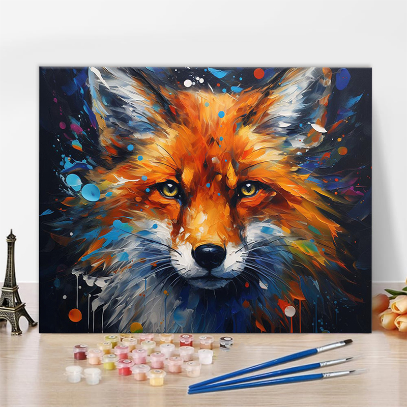 Clever Fox Paint By Numbers Kits Unique Gift for Friend