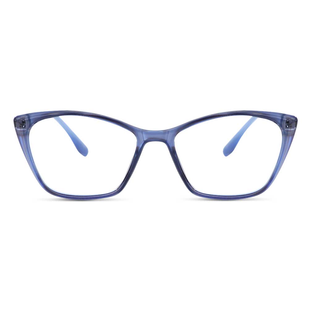 Louis Cat Eye Blaue Brille
