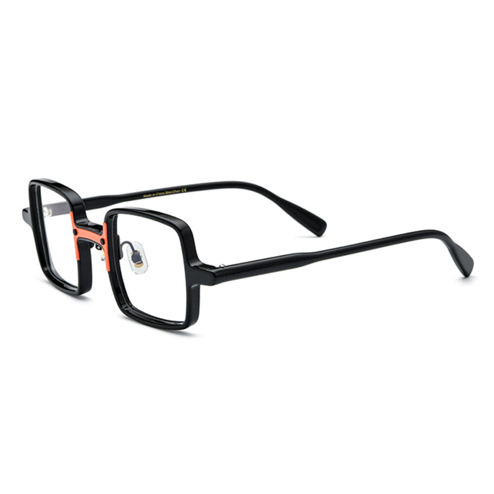 Bradley Square Black Glasses