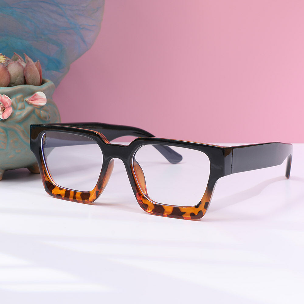 Lunettes de Vue Coral Carré Noir Écaille