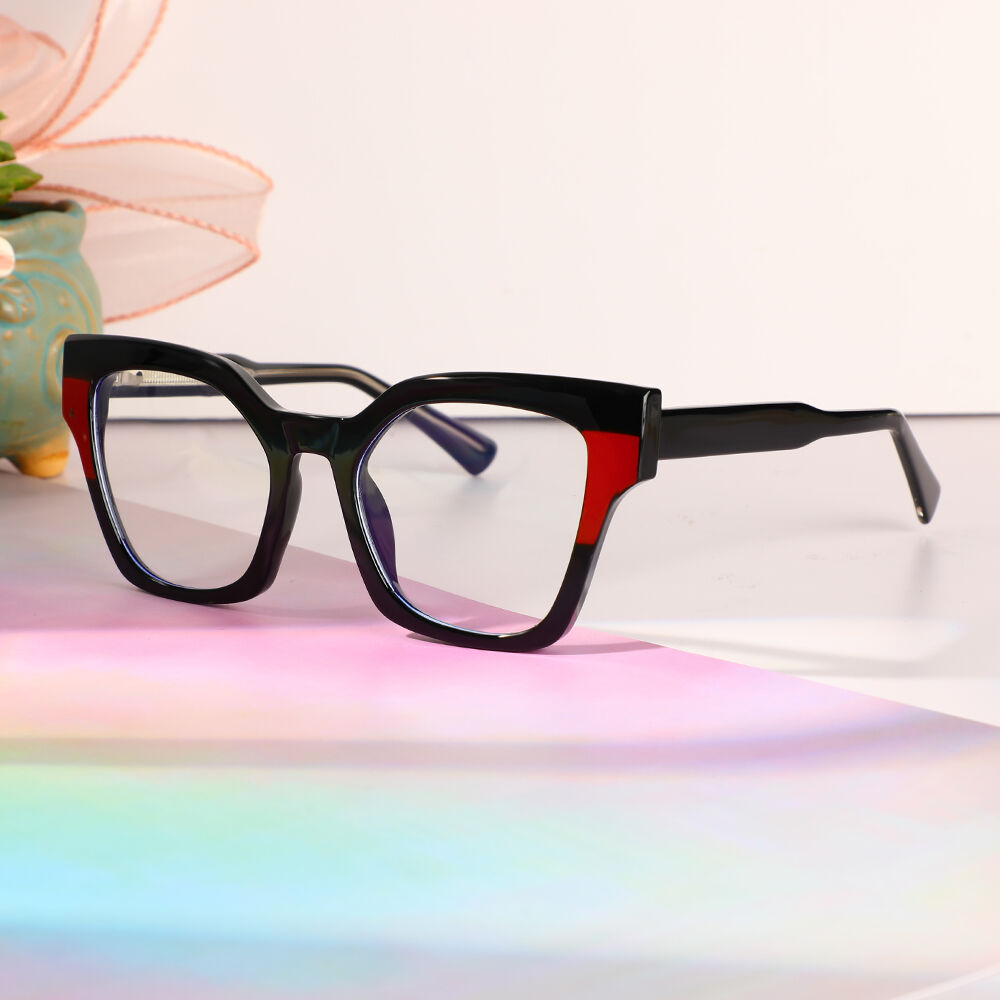 Gustave Cat Eye Black Glasses
