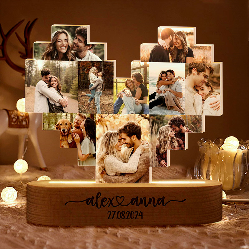 Personalized Picture Night Light Wonderful Gift for Your Love