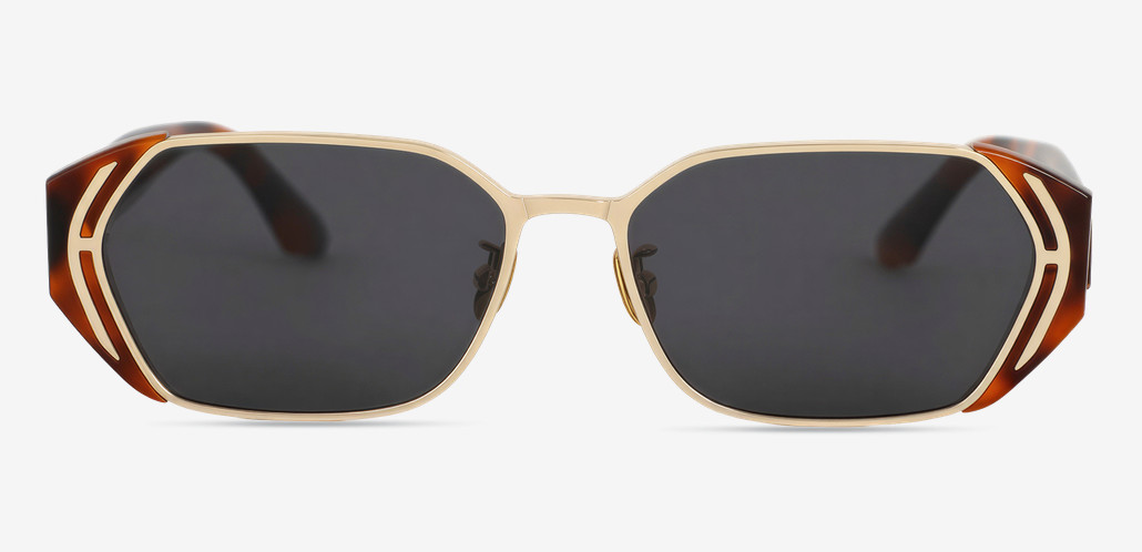 Wright Gafas de sol Rectangulares Carey