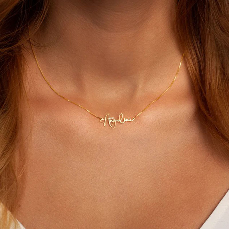 Personalized Name Necklace with Artistic Font Style Gift for Best Friend