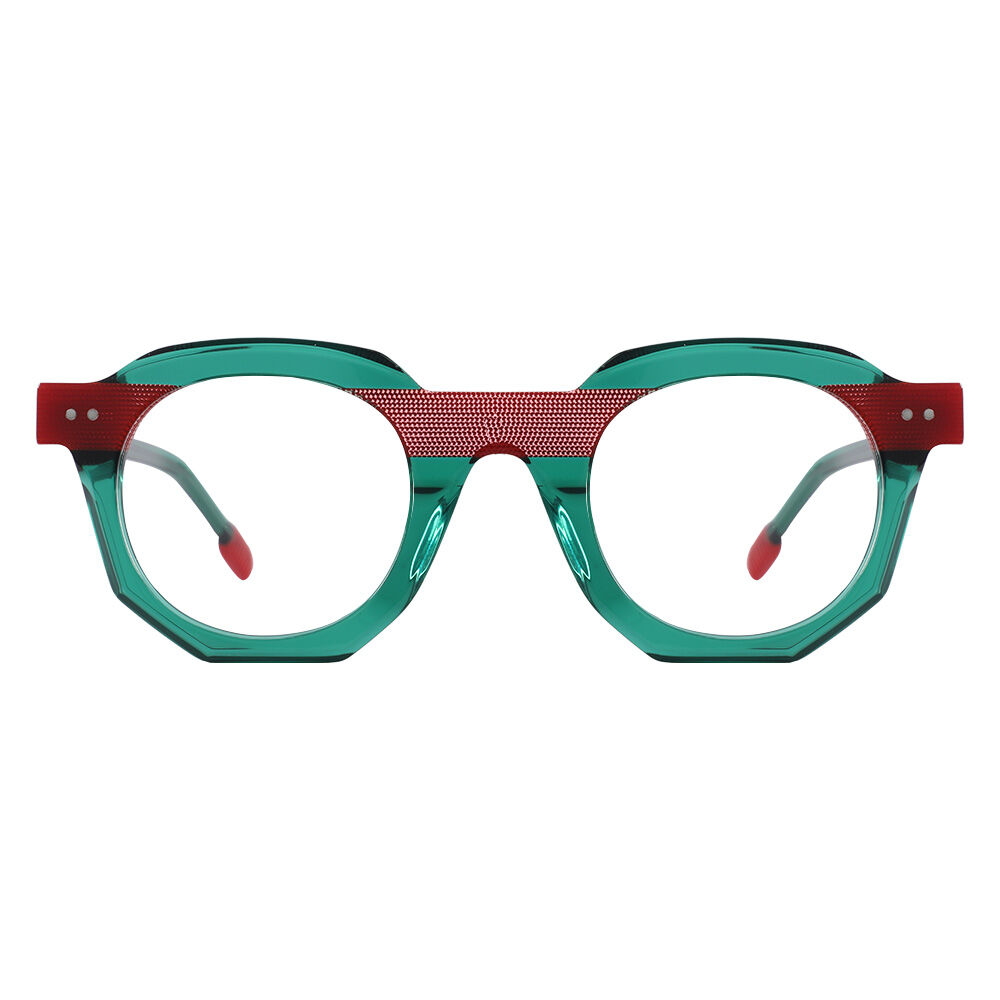 Lunettes de Vue Andrea Ronde Vert