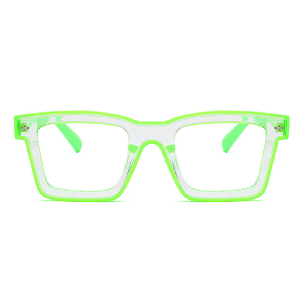 Bronte Quadratische Grüne Brille